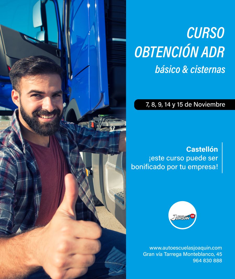 curso obtencion adr en castellon noviembre
