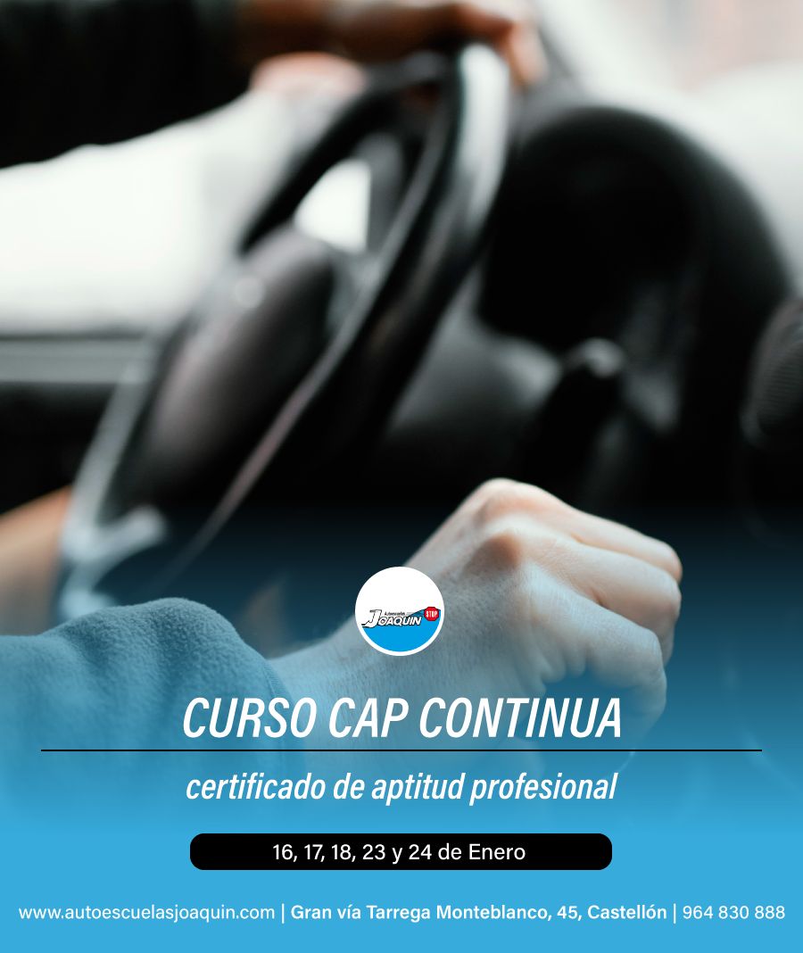 Curso CAP continua en Castellon enero