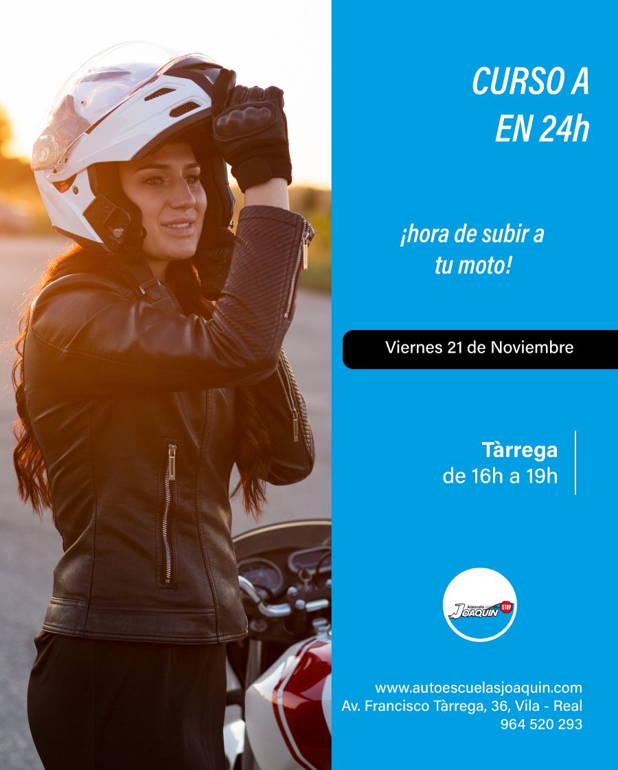 Curso permiso A noviembre