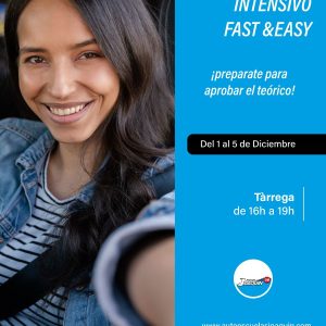 Curso permiso B intensivo en Castellon diciembre