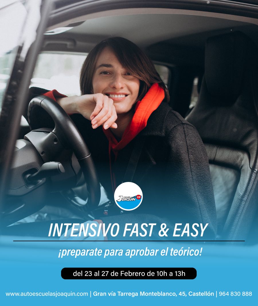 Intensivo permiso-B en Castellon Fast and easy febrero