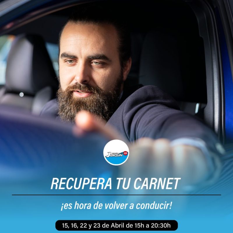 curso recuperar carnet abril