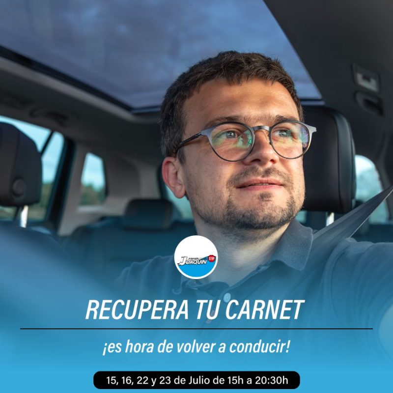 curso recuperar carnet julio