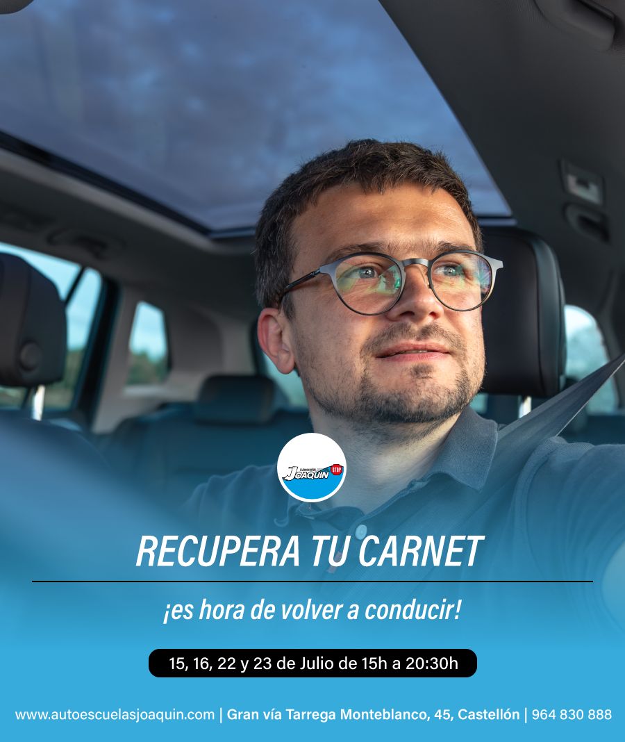 curso recuperar carnet julio