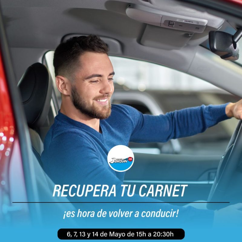 curso recuperar carnet mayo