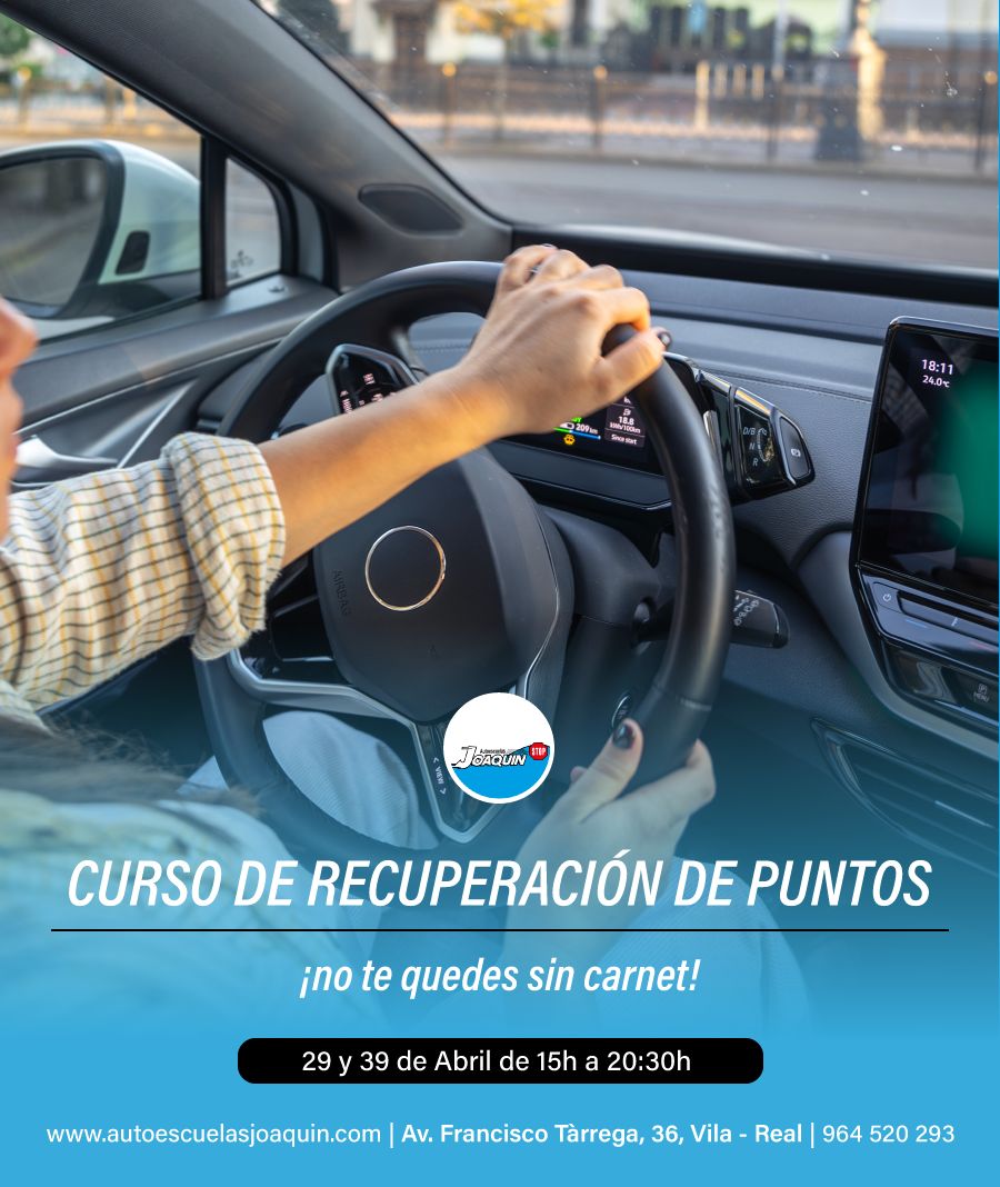 curso recuperar puntos carnet abril