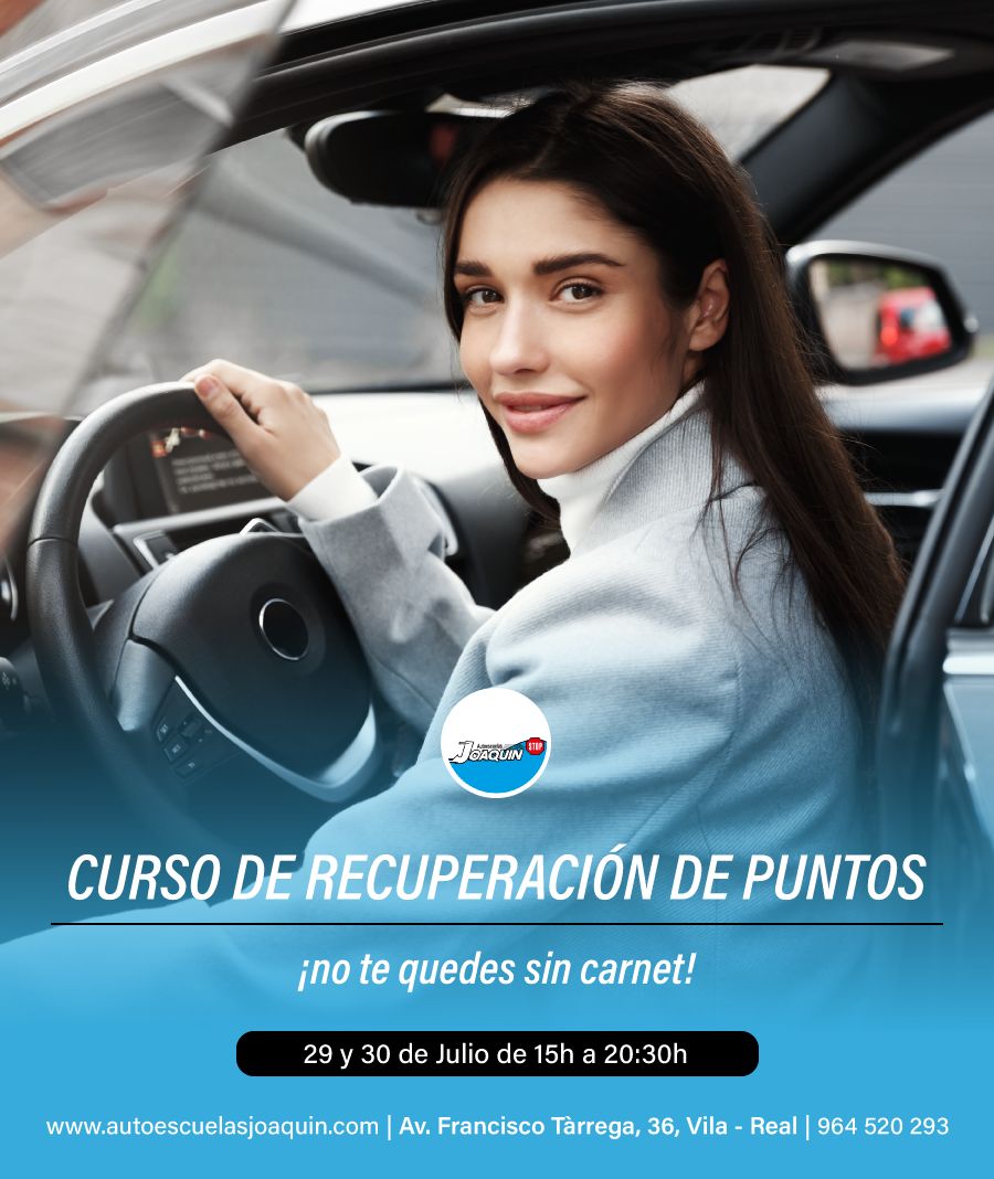 curso recuperar puntos carnet julio