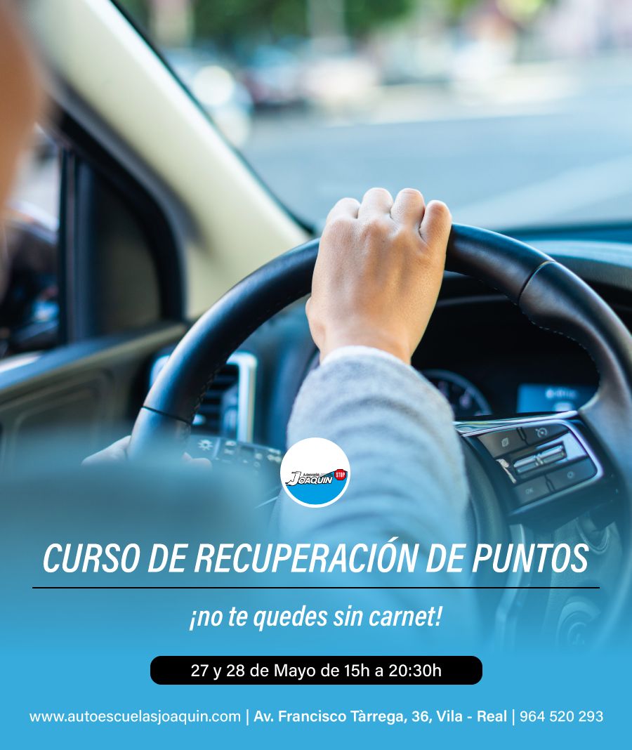 curso recuperar puntos carnet mayo