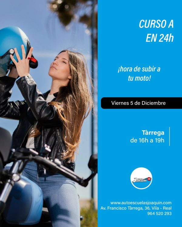 Curso permiso A diciembre