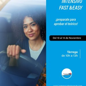 Curso permiso B intensivo en Castellon