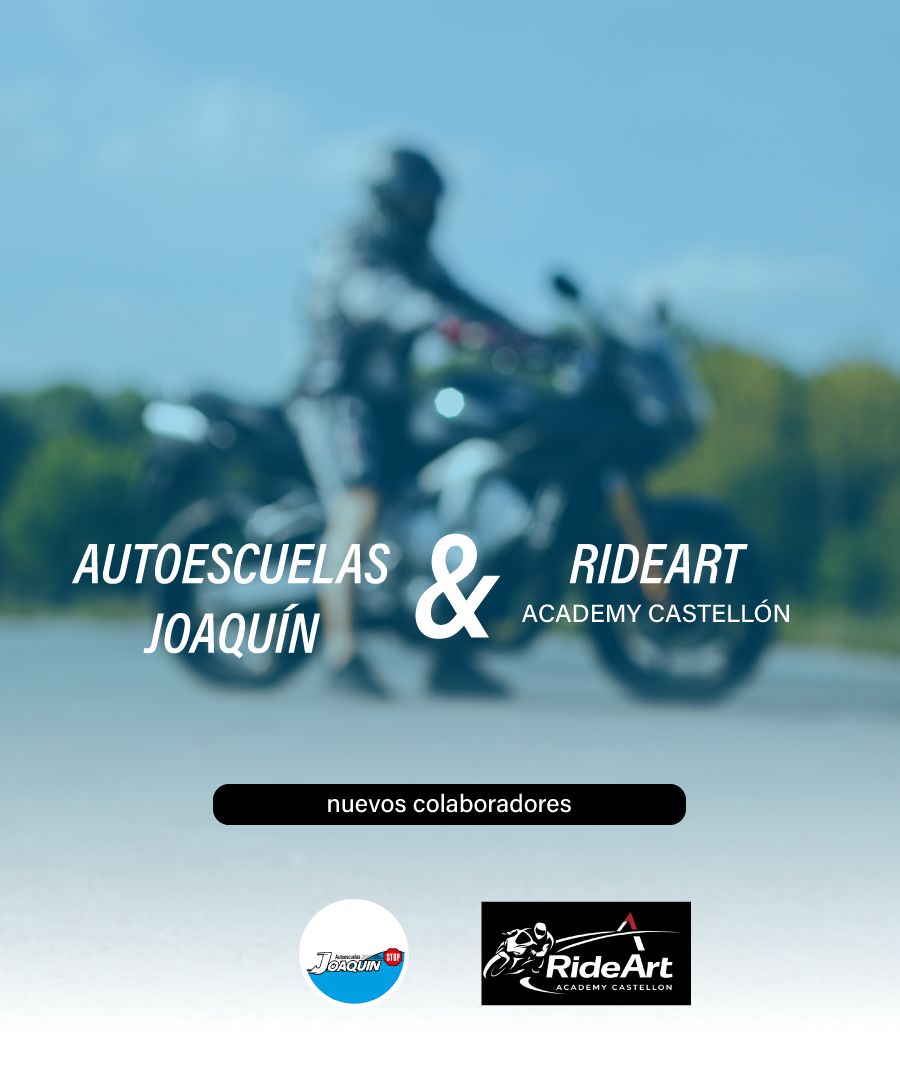 colaboracion autoescuelas joaquin y RideArt academy