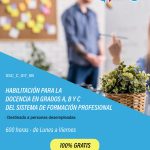 habilitacion para la docencia en grados A, B del sistema de formacion profesional