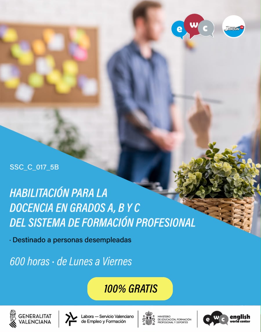 habilitacion para la docencia en grados A, B del sistema de formacion profesional